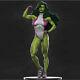 She Hulk Unassembled Unpainted 3D Printing Resin Model Kits Garage Kits