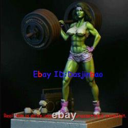 She-hulk Weightlifting 3D Print Model Figure Model Kit 1/6 Unpainted Unassembled