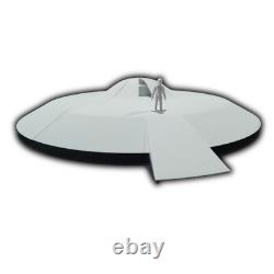 Ship (The Day the Earth Stood Still 1951) white colour model kits diy htm