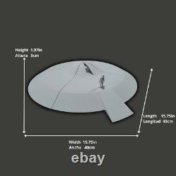 Ship (The Day the Earth Stood Still 1951) white colour model kits diy htm