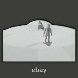 Ship (The Day the Earth Stood Still 1951) white colour model kits diy htm