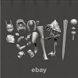 Shuten-douji Unassembled Unpainted 3D Printing Resin Model Kits Garage Kits