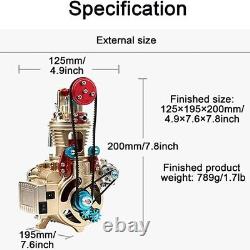 Single Cylinder Engine Car Engine Model Kit DM17 Unassembled DIY Toy Gifts