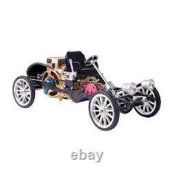 Single-Cylinder Engine Car Model Kit Unassembled DIY Toy Car Model Kit