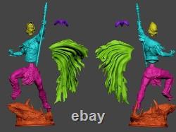 Skeletor Unassembled Unpainted 3D Printing Resin Model Kits Garage Kits