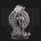 Skull Knight Unassembled Unpainted 3D Printing Resin Model Kits Garage Kits