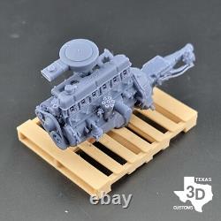 Stock Ford 300 Inline 6 model engine resin 3D printed 124-18 scale