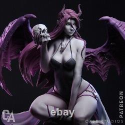 Succubus Unassembled Unpainted 3D Printing Resin Model Kits Garage Kits