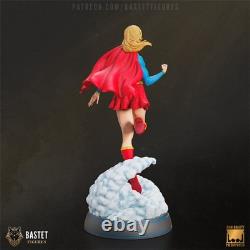 Supergirl 3D Printing Unassembled Unpainted Resin Garage Kits Model Kits