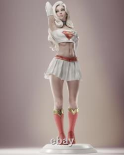 Supergirl 3d Printed Model Unassembled Unpainted 1/10-1/3