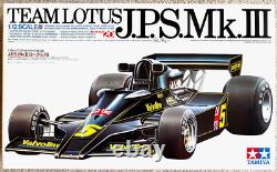 TAMIYA 1/12 TEAM LOTUS JPS MkIII F1 Racing Car Plastic Model Kit Big Scale