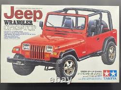 TAMIYA 1/24 Kit Jeep Wrangler Open Top 1995 Vintage Unassembled