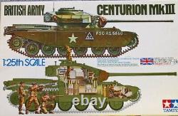TAMIYA 1/25 tank British Army Centurion Mk. Iii Used plastic model unassembled