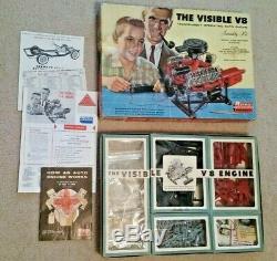 THE VISIBLE V8 Engine Kit Renwal UNASSEMBLED COMPLETE with BOX & INSTRUCTIONS