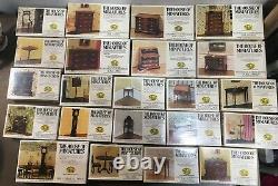 THoM Kits HOUSE OF MINIATURES 11 scale VINTAGE Unassembled Lot of 23 NOS