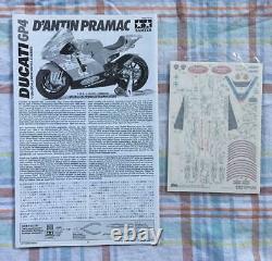 Tamiya 112 D'antin Pramac Ducati GP4 2005 Motorcycle Plastic Model Unassembled