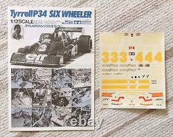 Tamiya 112 Scale Tyrell P34 Six Wheeler Plastic Model Kit Rare Unassembled