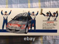 Tamiya 124 Scale Peugeot 206 WRC 2002 Automotive Plastic Model Kit Unassembled