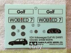 Tamiya 124 Scale Volkswagen Golf V5 Automotive Plastic Model Kit Unassembled