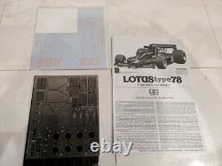 Tamiya 1/12 Big Scale Series No. 37 Lotus Type 78 with Etching Parts Model 12037