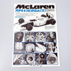 Tamiya 1/12 McLaren Honda MP4/6 Big Scale Series Model Kit Ayrton Senna 12028