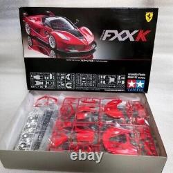 Tamiya 1/24Ferrari FXXK car plastic model kit used unassembled japan F/S