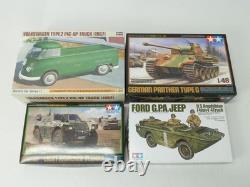 Tamiya & Hasegawa Collectible Plastic Model Set 4 Unassembled Kits