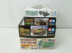 Tamiya & Hasegawa Collectible Plastic Model Set 4 Unassembled Kits