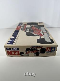 Tamiya Texaco Marlboro M23 Racing 120 plastic model kit #GC2002 Open Box AD IS