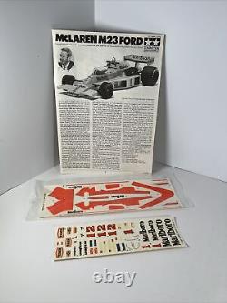 Tamiya Texaco Marlboro M23 Racing 120 plastic model kit #GC2002 Open Box AD IS