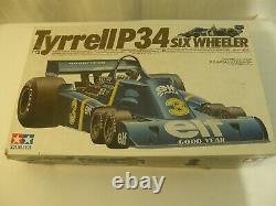 Tamiya Tyrrell P34 Six Wheeler Plastic Model Kit Open Box