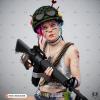 Tank Girl Unassembled Unpainted 3D Printing Resin Model Kits Garage Kits