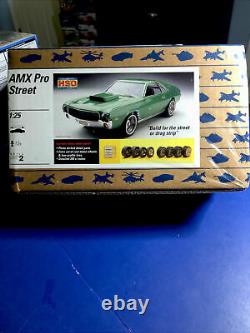 Testors AMC AMX pro Street Model Car Kit 7403 Rare HSO Hobby Shop Only Kit F/S