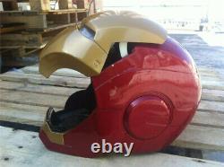The Avengers Iron Man Cosplay Helmet 11 Unpainted Unassembled ABS Model Kits