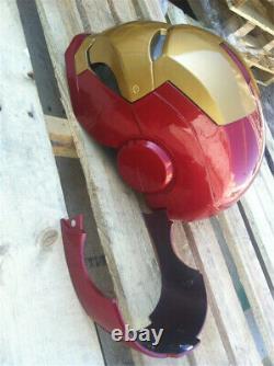 The Avengers Iron Man Cosplay Helmet 11 Unpainted Unassembled ABS Model Kits