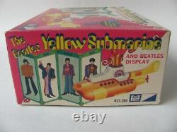 The Beatles Original 1968 Yellow Submarine Unassembled Model Kit In Box