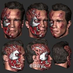 The Terminator Unpainted Unassembled 3D printed Resin Model Kit GK2