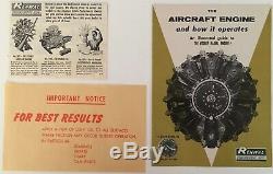 The Visible Airplane Engine Model Kit 14 by Renwal Products Inc. Unassembled