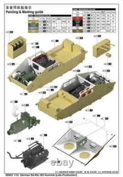 Trumpeter 00953 1/16 German Sd. Kfz. 165 Hummel Model Kit (Late Production)