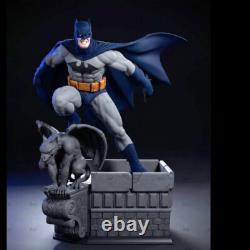 Two Heads Batman Unpainted Resin Model Kits Unassembled 3D Printed 1/8 29cm