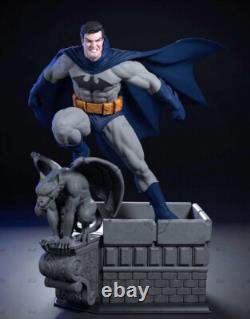 Two Heads Batman Unpainted Resin Model Kits Unassembled 3D Printed 1/8 29cm
