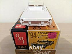 ULTRA RARE! ORIGINAL AMT 1964 FORD FALCON SPRINT CONV Model Kit GORGEOUS