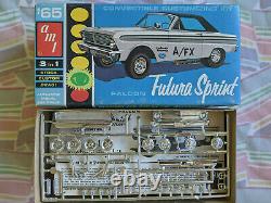 ULTRA RARE! ORIGINAL AMT 1965 FORD FALCON SPRINT CONV Model Kit GORGEOUS