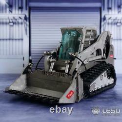 US Stock 1/14 LESU RC Hydraulic Aoue-LT5 Metal Tracked Skid-Steer Loader Model