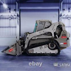 US Stock 1/14 LESU RC Hydraulic Aoue-LT5 Metal Tracked Skid-Steer Loader Model