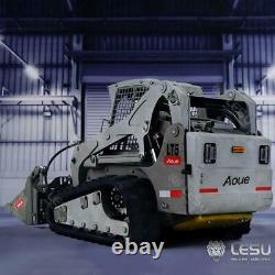 US Stock 1/14 LESU RC Hydraulic Aoue-LT5 Metal Tracked Skid-Steer Loader Model