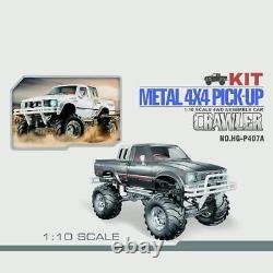 US Stock HG RC Pickup 44 Rally 1/10 Car Series Crawler KIT Model Chassis Axles