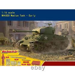 US Stock MiniHobby M4A3E8 Medium Tank 1/16 Early Plastic Static Armor Kit 61619