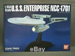 Unassembled Bandai Star Trek 1/850 USS Enterprise NCC-1701 Plastic Model