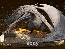Unpainted 1/200 125mm H The Lord of the Rings Dragon 3D Print Model Unassembled